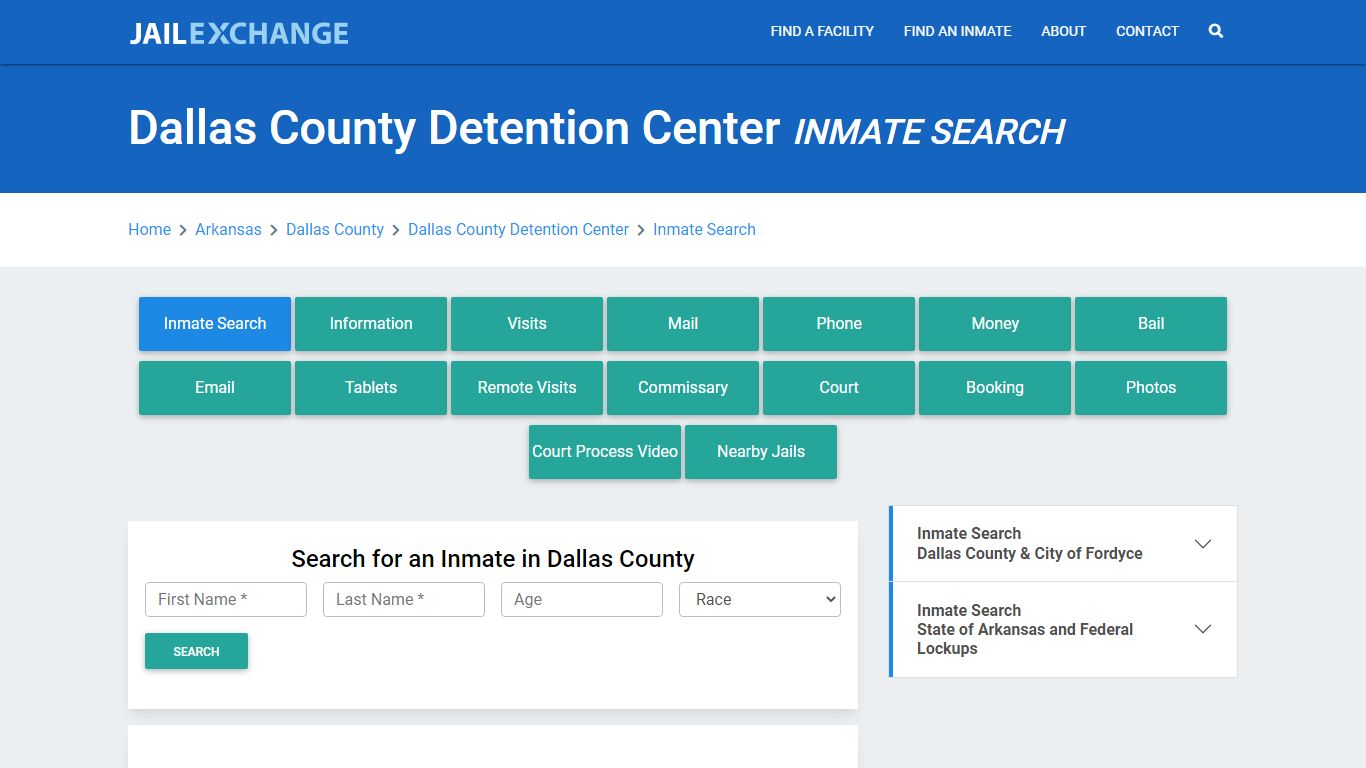 Dallas County Detention Center Inmate Search - Jail Exchange